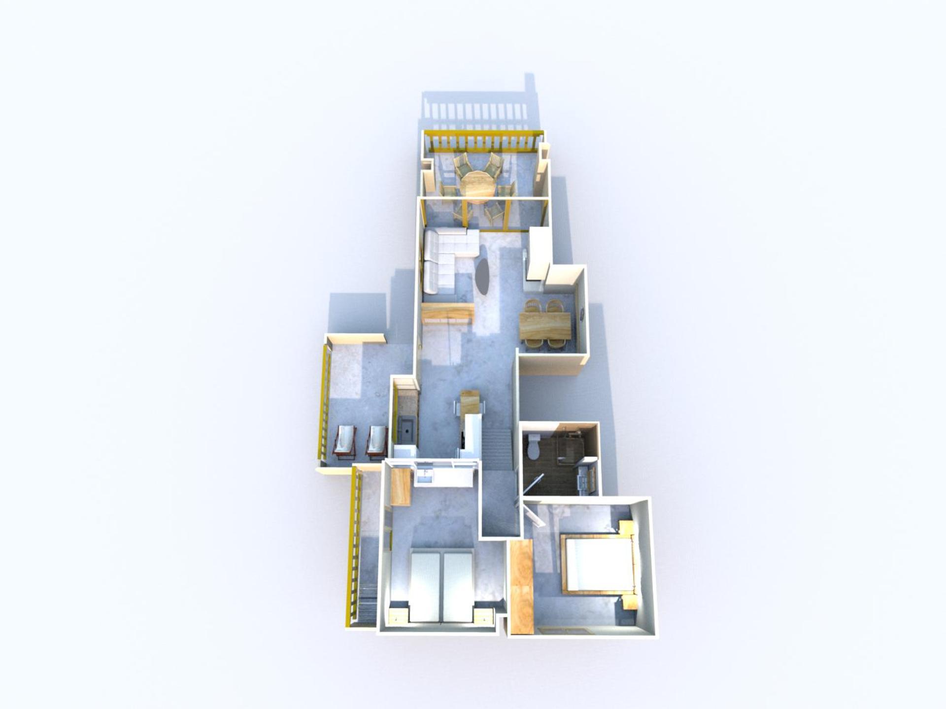 Avra Apartments Kalivai Rum bild
