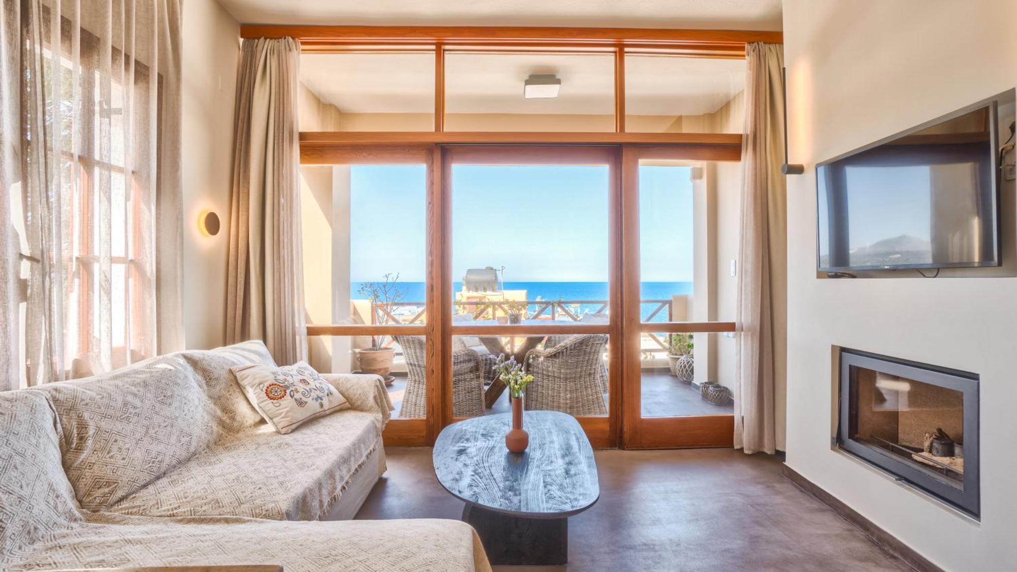 Avra Apartments Kalivai Rum bild